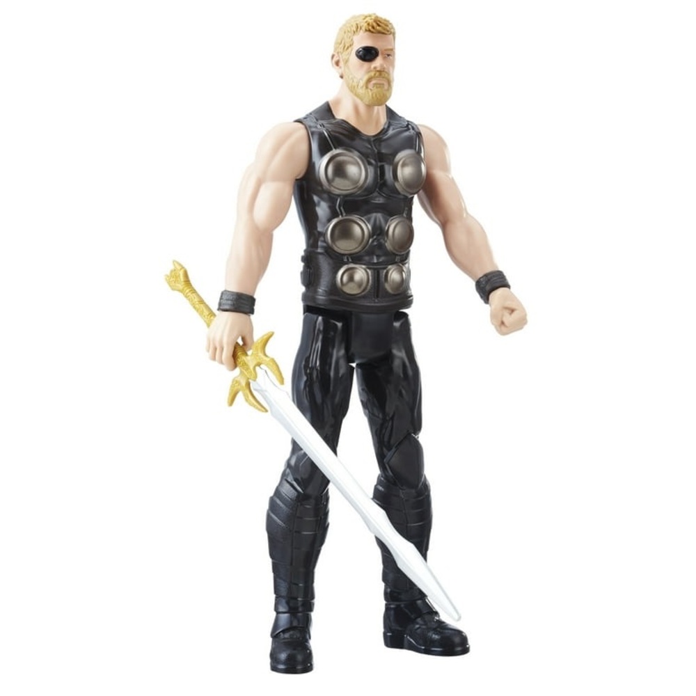 Marvel Infinity War Thor Figure with Black and Silver Armor